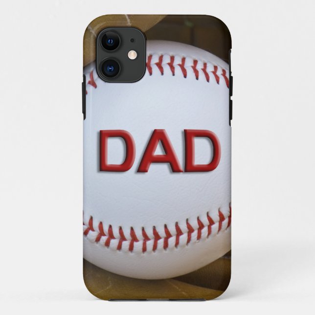 Vaters Baseball Case-Mate iPhone Hülle (Rückseite)