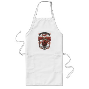 Vaters BBQ-König Vatertagsgrillmeister-Geschenk Lange Schürze