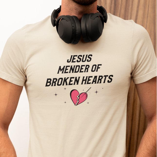 Vaters Bibelstudie Lange Schürze (Jesus, the mender of all our broken hearts. Blessed are the poor in spirit for theirs is the kingdom)
