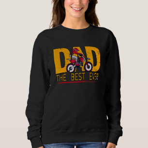 Vaters Dad Der Allerbeste Motocross Dirt Bike Renn Sweatshirt