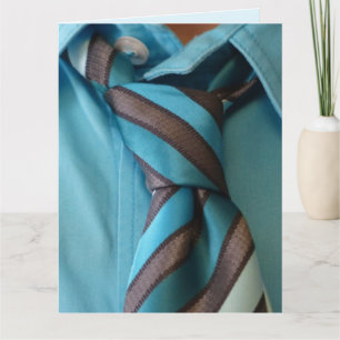 VATER'S DAY DRESS SHIRT & KRAWATTE GREETING CARD KARTE