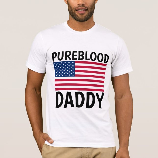 VATER'S DAY PUREBLOOD DADDY VATER T - SHIRT (Vorderseite)