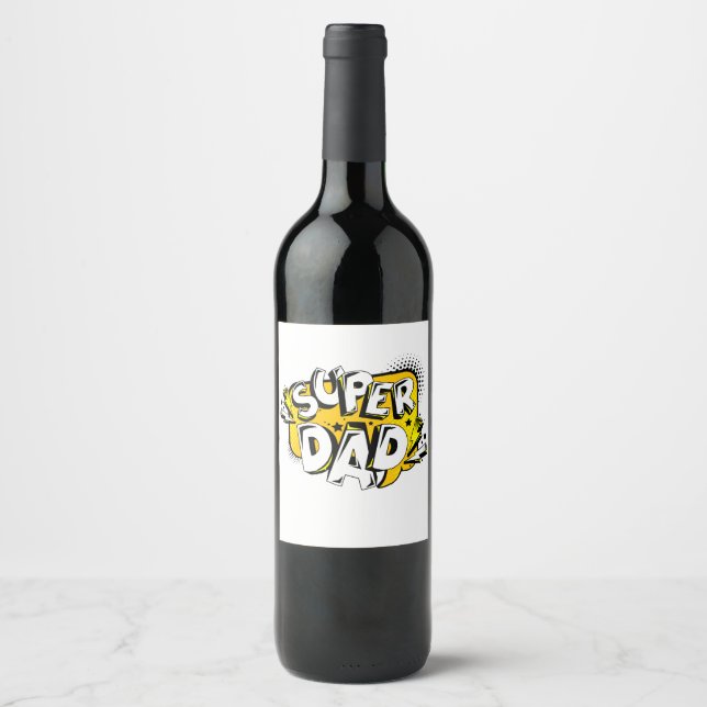 VATER'S DAY TSHIRT WEINETIKETT (Vorderseite)