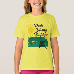 Vaters Diving Buddy Design - Girls' Basic T - Shir T-Shirt