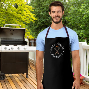 Vaters Flippin' fantastische BBQ-Besteck Schwarz Schürze