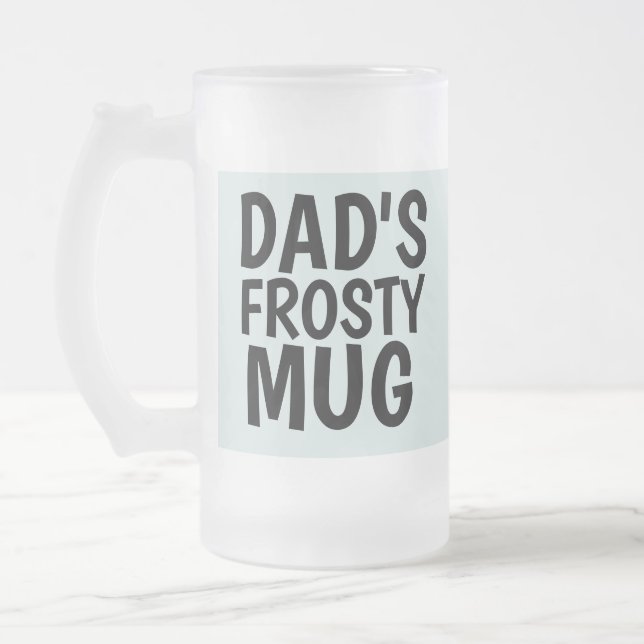 VATERS FROSTY VATHER'S DAY MATTIERT GLASS Tasse (Links)