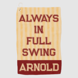 Vaters Golf Handtuchspass Moderner Spaß Golfhandtuch