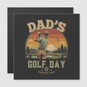 Vaters Golf-Tag Magnetkarte