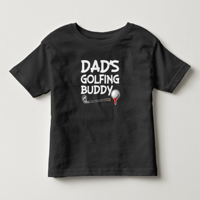 Vaters Golfing Buddy Jungs Kleinkind-Shirt Kleinkind T-shirt (Vorderseite)