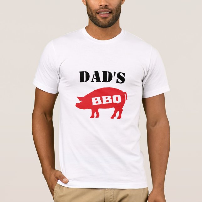 Vaters GRILLEN Barbeqye T - Shirt (Vorderseite)