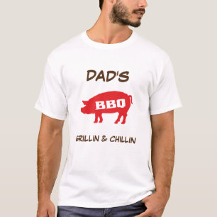Vaters GRILLEN Grillin und Chillin T - Shirt