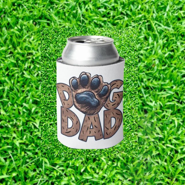 Vaters Hund Birthday Golf Geschenk Dosenkühler (Perfect Gift for Dog Dads Who Love Golf: A Unique Treasure!)