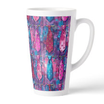 Vaters Krawattensammlung Große Keramik-Latte-Mug