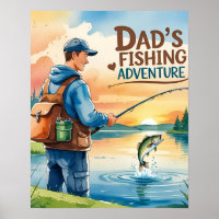 Vater's Lakeside Fishing Adventure Poster