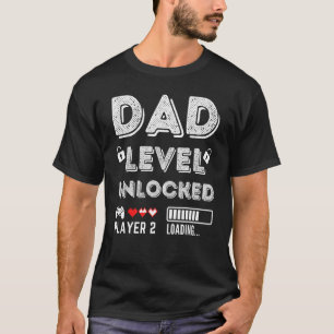 Vaters Level freigeschaltet 2023 Gamer wird bald V T-Shirt