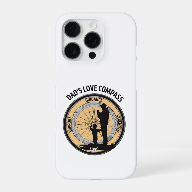 Vaters Liebeskompass iPhone 16 Pro Hülle (Rückseite)