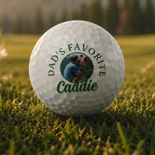 Vaters Lieblings-Caddie-Foto Golfball