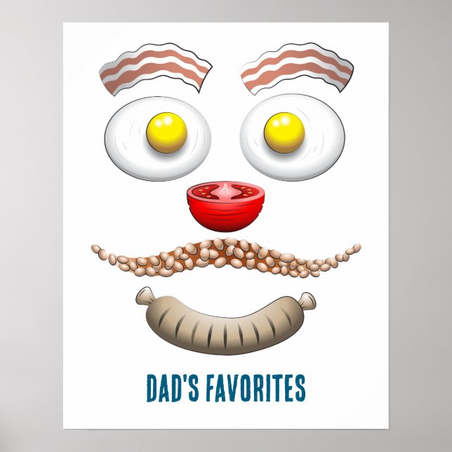 VATER'S LIEBLINGSFRÜHSTÜCK POSTER (Vorne)
