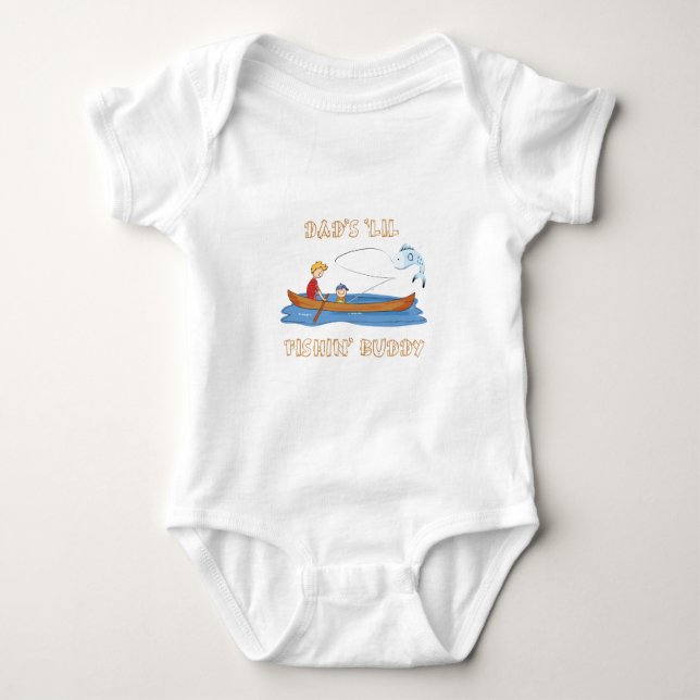 Vaters "Lil Fishin' Buddy Baby Strampler (Vorderseite)