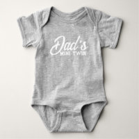Vaters Mini Twin Niedlich Gray Boy & Girl