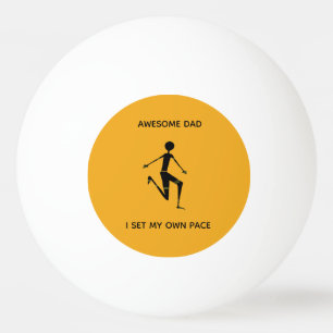 Vaters Phantastische Silhouette Athlete Tischtennisball