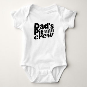 Vaters Pit-Crew Baby Strampler