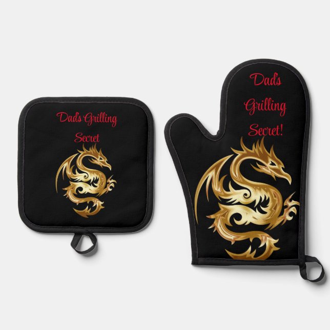 Vaters Set für das Grillen von Ofen und die Töpfch (Vorderseite)
