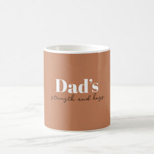 Vaters Stärke und Schläge - Vatertagsgeschenk   Kaffeetasse