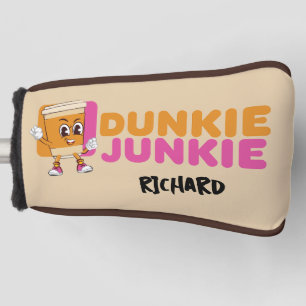 Vaters Tag Scramble Lustiger Kaffee Sucht Spoof Golf Headcover