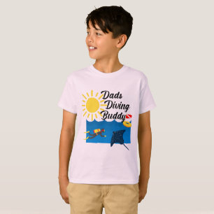 Vaters tauchen Buddy Design - Kids' Basic T - Shir T-Shirt