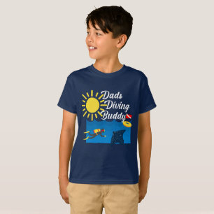 Vaters tauchen Buddy Design - Kids' Basic T - Shir T-Shirt