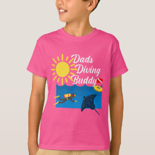 Vaters tauchen Buddy Design - Kids' Basic T - Shir T-Shirt