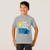 Vaters tauchen Buddy Design - Kids' Basic T - Shir