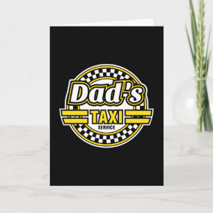 Vaters Taxi-Service - Geschenk für Vater Feiertagskarte