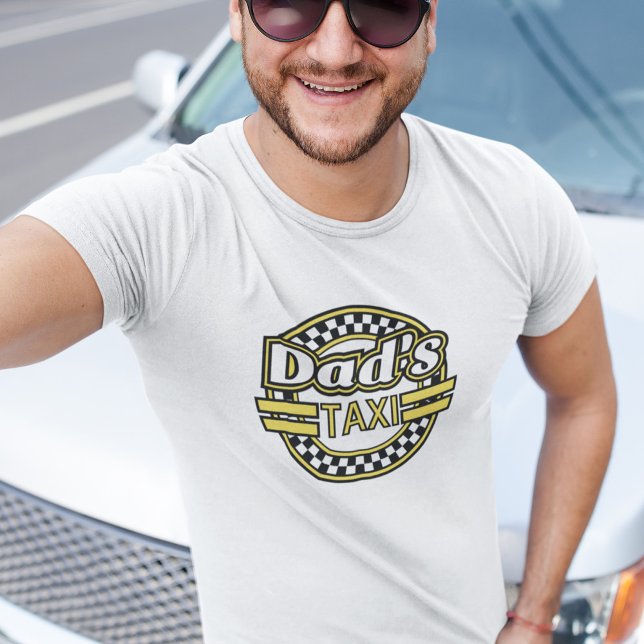 Vaters Taxi-Zeichen T-Shirt (Von Creator hochgeladen)
