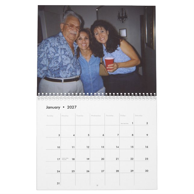 Vaters Vatertag Kalender '07 (Jan 2027)