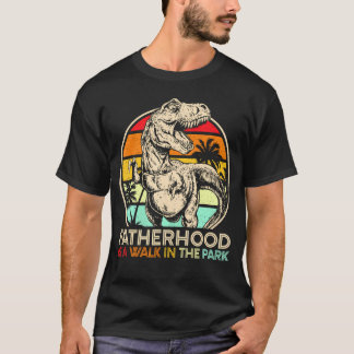 Vaterschaft ist ein Spaziergang im Park Vater T Re T-Shirt