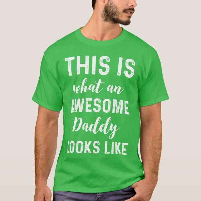 Vaterschaft Vatertag Vater Idee Familie T-Shirt (Vorderseite)