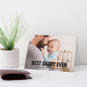 Vaterschaftstag-Bester-Papa-aller-Zeiten-Fotogruß Karte