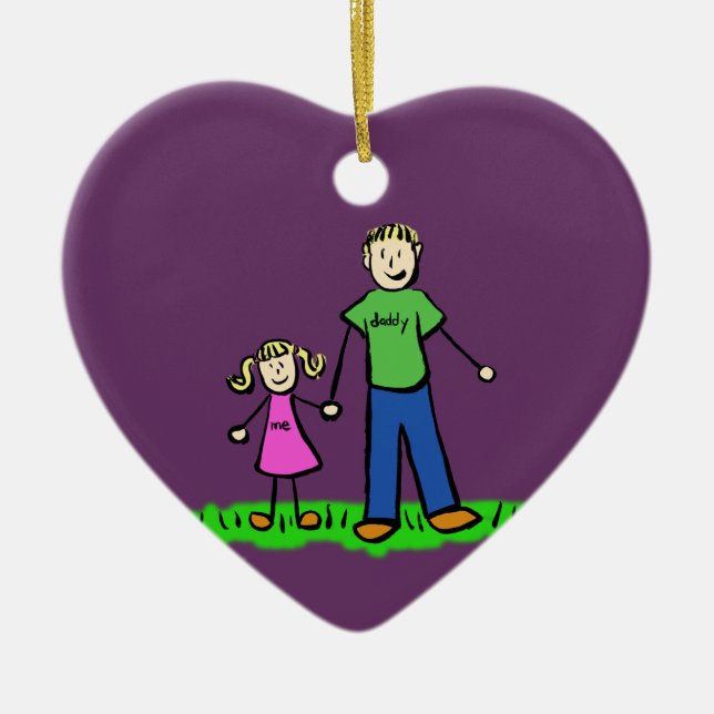 Vaterschmuck und Töchterfamilien Keramikornament (Vorne)