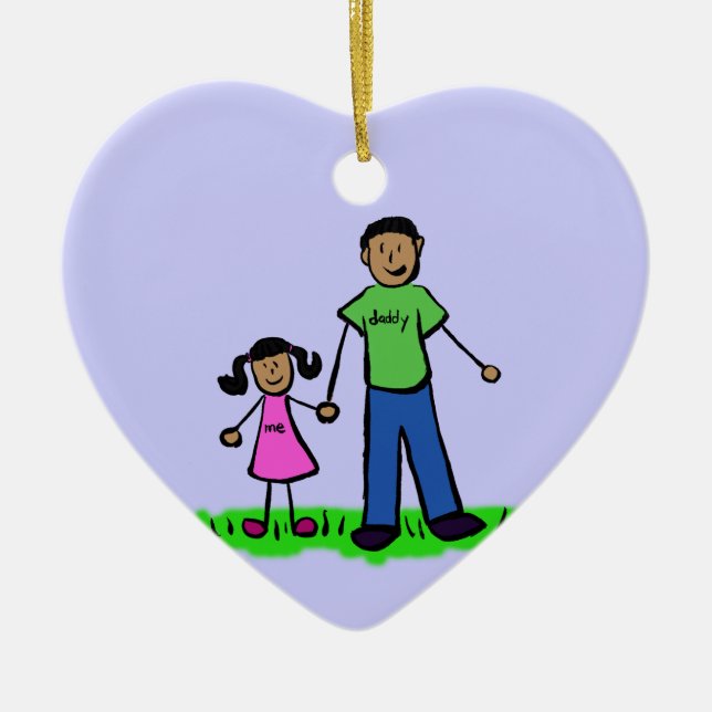 Vaterschmuck und Töchterfamilien Keramikornament (Vorne)