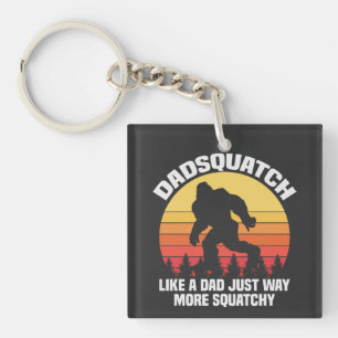 Vatersquatch Wie Ein Vater Lustiger Squatch Vatert Schlüsselanhänger