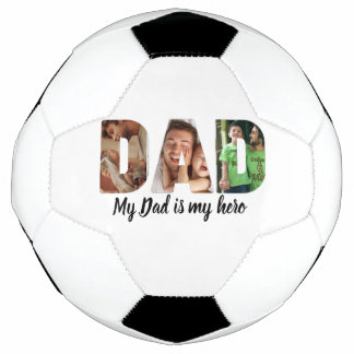 Vatertag 3 Foto Personalisiert Moderne Fußball
