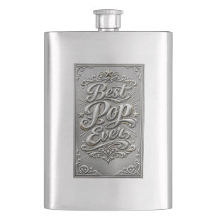 Vatertag 8 oz Edelstahl-Flasche Flachmann