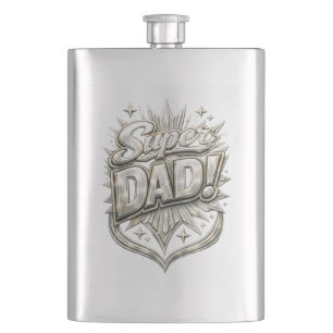 Vatertag 8 oz Edelstahl-Flasche Flachmann