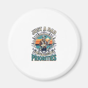 Vatertag Angeln Dad Shirt Nur Ein Dad Mit Fischere Magnet