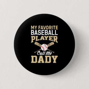 Vatertag Baseball-Spieler nennen mich Vater Button