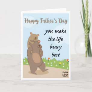 Vatertag - Beary Best Karte