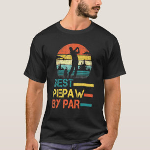 Vatertag beste Pepaw per Par Golf für Vater Opa T-Shirt