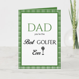 Vatertag Bester Golfer Karte
